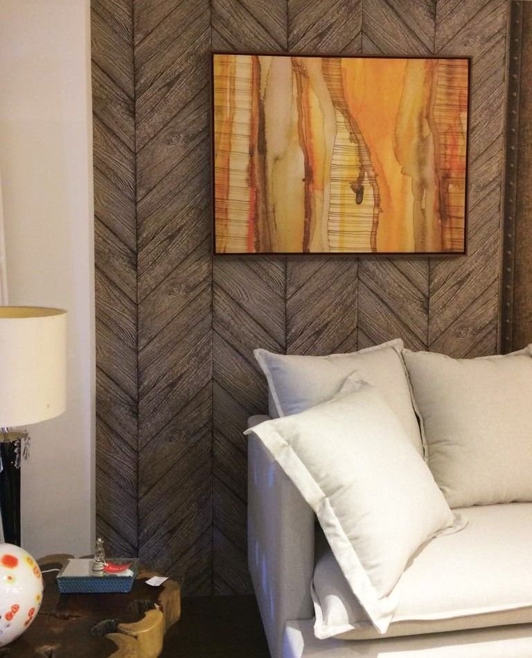 6122-Cuadro-Abstracto Cuadro Abstracto Naranja