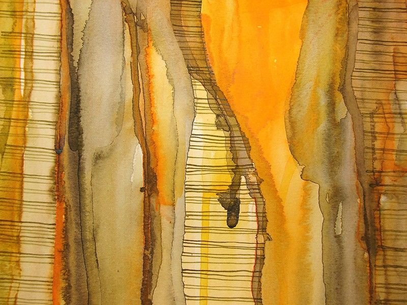 8569-Cuadro-Abstracto Cuadro Abstracto Naranja