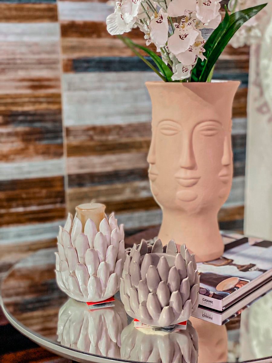 Porta Velas Decorativa