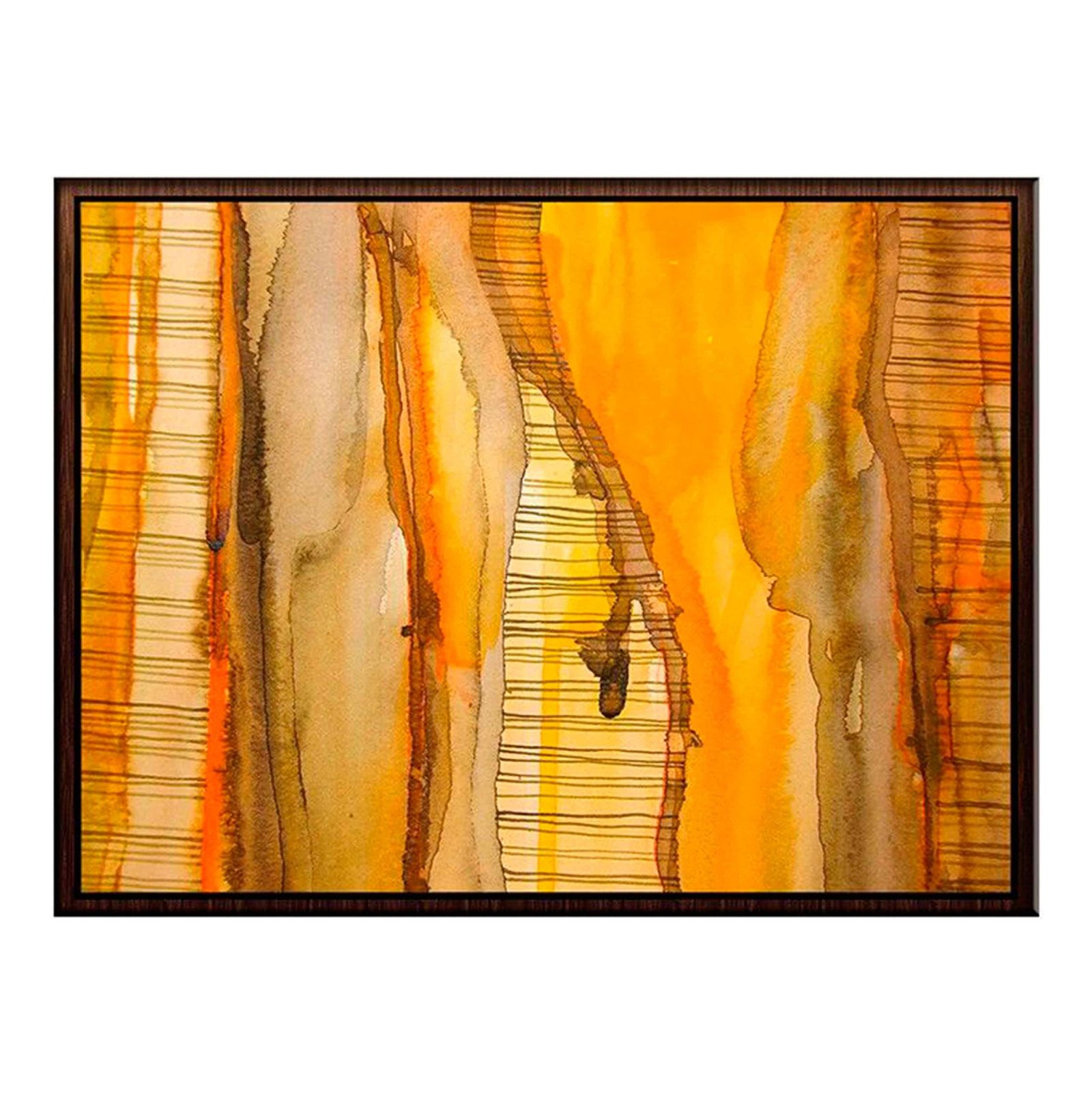 Cuadro Abstracto Naranja