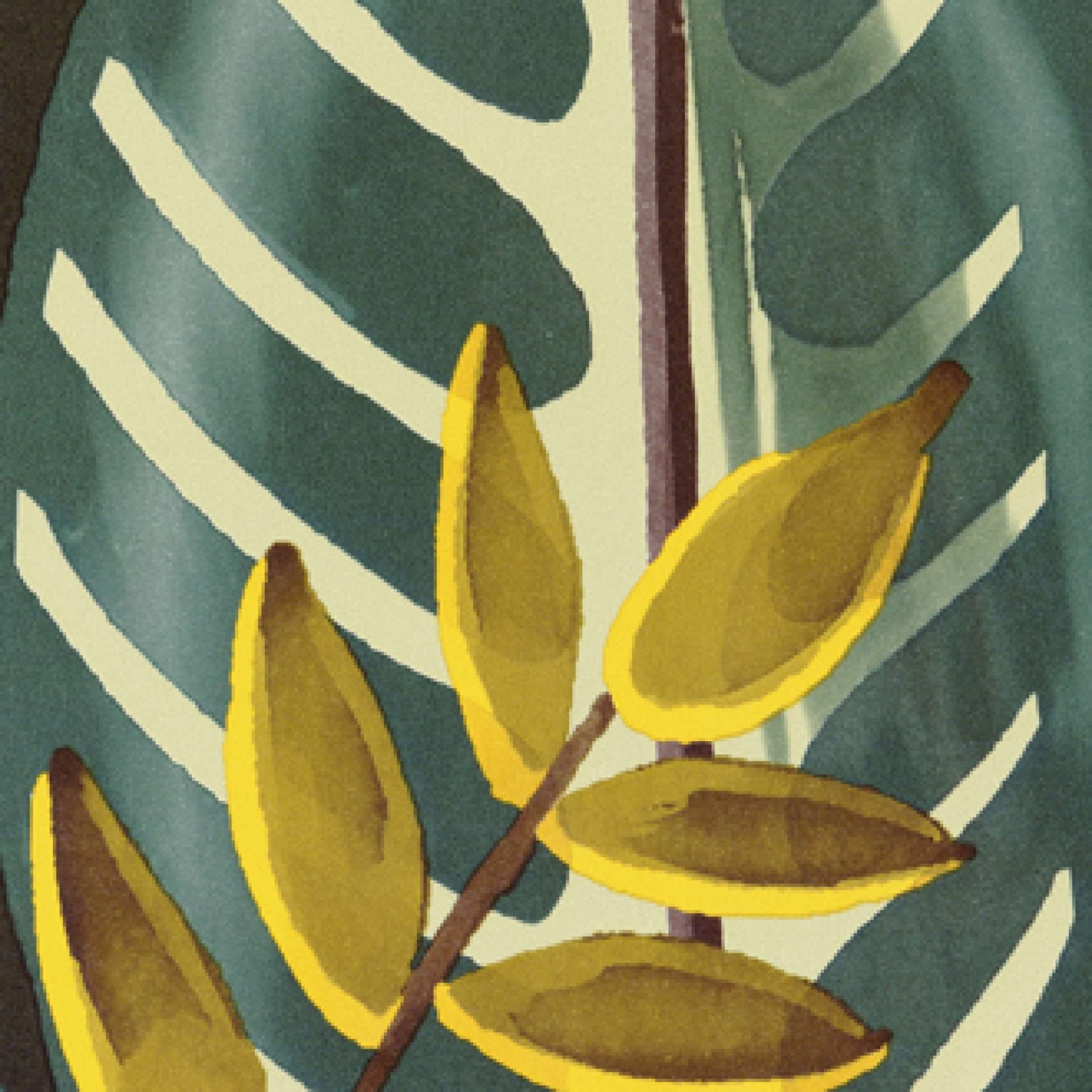 Papel De Pared Flower Power – Alocasia TP 302 03